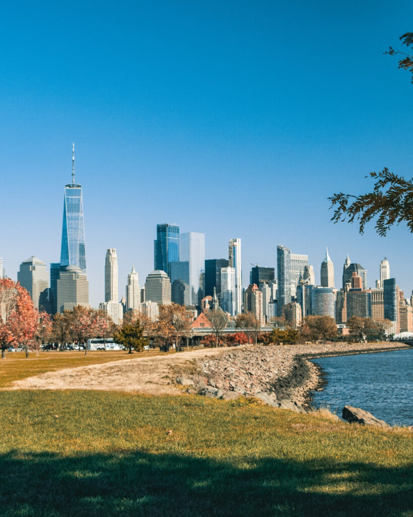 New York skyline from New Jersey